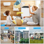 Nictemaw Portable Washing Machine, 17.8Lbs Portable Washer 2.4 Cu.ft Full Automatic Washing Machine with 10 Programs 8 Water Levels, LED Display, Drain Pump, Ideal for Apartment, Home, RVs