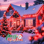 Brightown C9 LED Replacement Christmas Bulbs, 25 Pack Red Shatterproof C9 Bulbs, Waterproof Commercial LED Holiday Bulb for Christmas String Light, E17 Intermediate Base, Dimmable