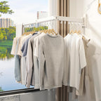 Laundry Rack Wall Mounted,Clothes Drying Rack,Drying Rack Clothing,Clothes Rack,Laundry Hanger Rack,Laundry Drying Rack,Drying Rack Wall Mounted,Retractable ,Collapsible,White Color（J-type Hooks）