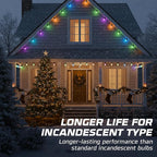 OHLECTRIC Amber Night Light Bulbs (10-Pack) 11-Watt S14 Sign Bulb, Decorative Light Bulbs, E26 Medium Base, Colorful Bulbs, Dimmable, Sign Replacement Lamp for Indoor & Outdoor Use. Avg Hours 5000