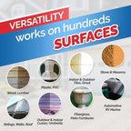 Stain Remover - 4 Pack REFILL (No Bottle) - Indoor/Outdoor Ceiling, Wall, Bathroom, Roof, PVC Fences, Patio Furniture, Vinyl Siding, Concrete & More