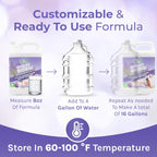 Hygea Natural Spotless Essentials - Concentrated Multi-Surface Cleaner for Home & Kitchen - Eliminates Dust Mites, Bed Bugs, Ants, Lice - Child & Pet Friendly - 128oz (Lavender Breeze Scent)