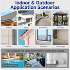 Transparent Waterproof Adhesive, 35oz Leak Invisible Waterproof Sealant for Roofs, Walls, Bathroom, Shower, Window Sills, Indoor & Outdoor Water Proof Paint