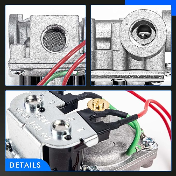 93844 RV Water Heater Gas Control Valve Compatible with Dometic Atwood 6 and 10 Gallon Water Heater GC10A-4E G6A-8E G6A-6E G6A-4E G10-3E GC6AA-10E | Solenoid Gas Valve Replaces# 93870, 93321, 92078