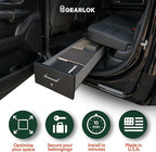 GearLok UnderSeat Truck Locker – Secure Under Seat Storage for Trucks – Lockable Truck Organizers and Storage for Tools, Ammo and Equipment