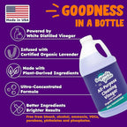 Originally Yellow Lavender Distilled White Vinegar For Cleaning Purpose | USA Made All Purpose Cleaner | Use as Glass, Kitchen & Floor Cleaner | Plant Derived Cleaning Vinegar Gallon 2 pack | 128 Oz