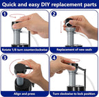 15 Pcs Toilet Fill Valve Seal-83143 Toilet Fill Valves Seal Replacement Compatible with 200,400 and 747 Models-242 Toilet Tank Fill Valve Rubber Seal for 400A Fill Valves