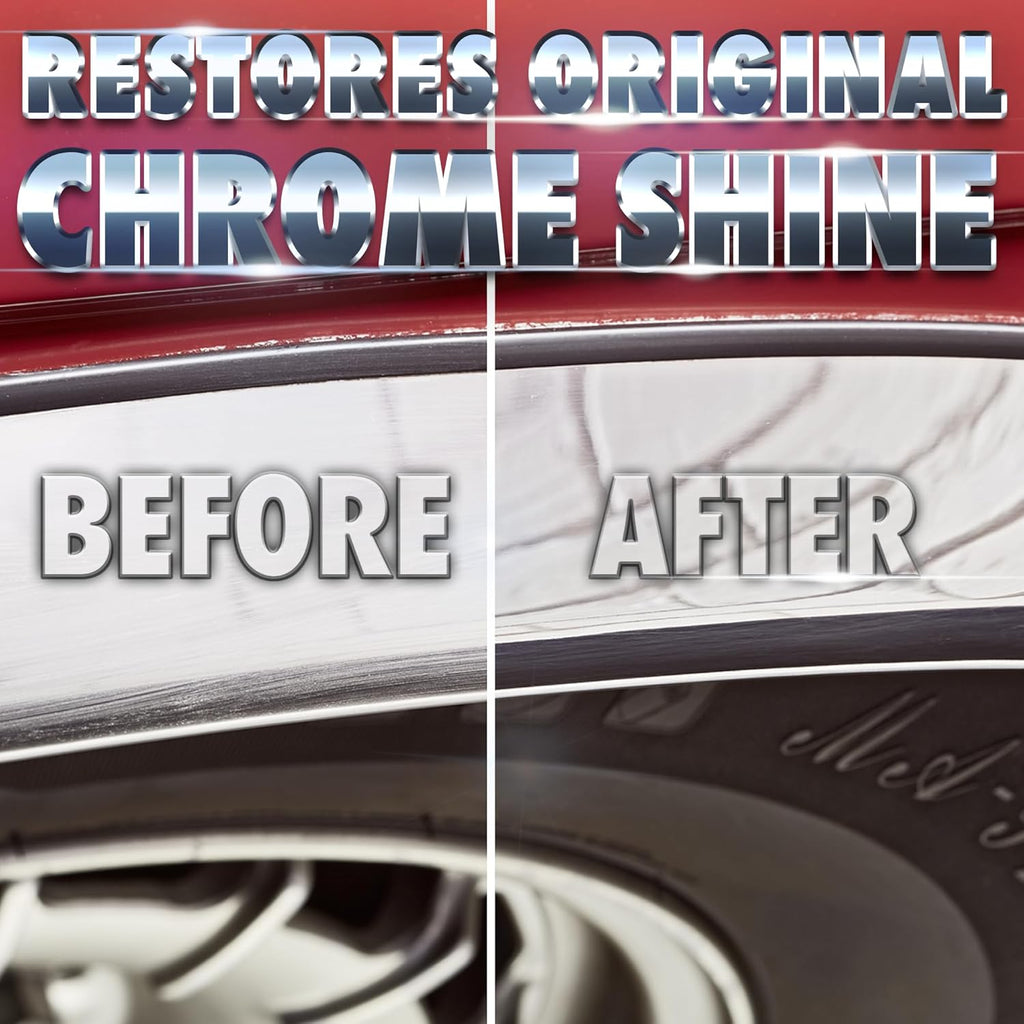 Sonax Chrome & Aluminum Paste | Gentle Cleaner & Protector for Chrome, Aluminum, Brass & Copper | Removes Rust & Corrosion | Restores Shine & Prevents Tarnishing | 308000 | 75ml