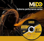 60 PCS Cut Off Wheels Angle Grinder Cutting Disc 4-1/2" x .045" x 7/8" Ultra Thin Cut Off Wheel for Metal