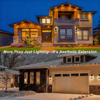 Outdoor Light Fixture, 14IN Matte Black Front Porch Lamps Width Glass Shades, Exterior Waterproof Wall Mount Lantern with E26 Sockets, Outside Lights for House Garage Doorway Patio 2 Pack