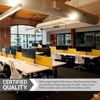 Diodesy- T8 Fluorescent Tube Light Bulb 36 Inch 25W 3500K Neutral White Medium 2-Pin G13 Base 2300 Lumens 3Ft Straight High Performance Replacement Linear Glass Lamp 20000 Hour Lifespan Pack of 10