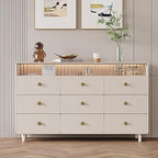 Antique Brass Kitchen Cabinet Knobs 5 Pack, 1.1Inch Knurled Brass Dresser Drawer Pulls, Modern Furniture Hardware Handles for Cupboard Wardrobe Vanity Closet Door