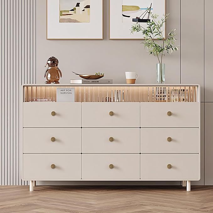 Antique Brass Kitchen Cabinet Knobs 2 Pack, 1.1Inch Knurled Pulls for Dresser and Drawers, Furniture Hardware Handles for Cupboard Wardrobe Vanity Closet Door