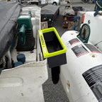 Double Capacity Control Panel Lineman Tray, Black with Neon Yellow Trim, Heavy-Duty Plastic, Magnetic Storage Organizer for Small Tools, Single Tray Model