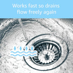 drain clog remover,Drain Clog Dissolver, Drain Opener-Cleaner,Toilet Clog Remover-Professional Strength Liquid Pipe Build Up Remover 500mL per bottle (2 pcs)