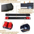 Appliance Rollers Heavy Duty,Max 32in,Second Generation Extendable Appliance Rollers Mobile Washing Machine Base Easily Move Washing Machines, Dryers, Refrigerators, Furniture (Black (Upgrade wheel))