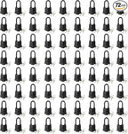 Waterproof Padlocks Keyed Alike for Outdoor use, Covered Heavy Duty Laminated Steel Lock, 1-9/16 Inch. Wide, Long Padlock, Bulk Locks with Same Keys, Pack of 72