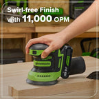 Greenworks 24V Cordless Brushless 8PCs Combo, Drill+Impact Driver+Circular Saw+Recip Saw+Jig Saw+Sander+Flashlight+Oscillating Tool (2) 2.0Ah+4.0Ah Batteries (24,000mAh Power Bank) 65W USB-C Charger