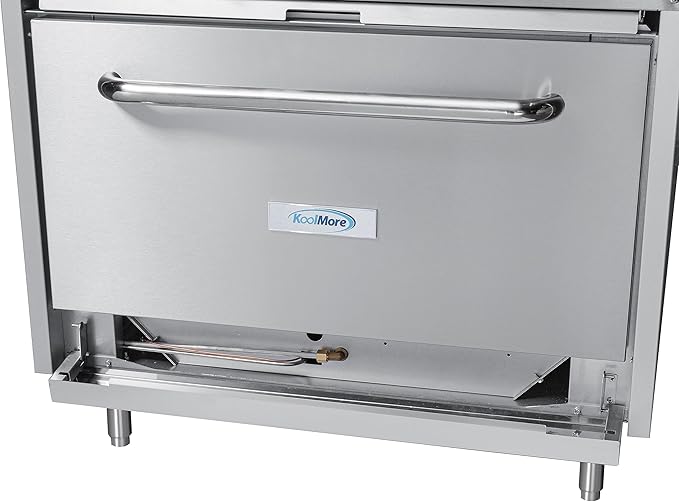 KoolMore KM-CR36-LP 36 in. 6 Burner Commercial Liquid Propane Range with Oven