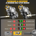 Cordless Impact Wrench 1/2 inch for Dewalt Battery, 750FT-LBS (1000N.m) Brushless Electric Impact Gun Includes LED Work Light, High Torque Impact Driver, Bare Tool Only