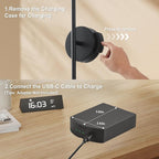 Removable Battery Operated Wall Sconces with Remote Control 350°Rotate LED Wireless Wall Lights with 3 Color Temperatures & Dimming for Bedroom, Hallway,24.4 Inch (2 Pack)