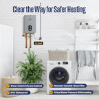 Westinghouse 11kW 240V Tankless Water Heater Electric, Up to 2.6 GPM Instant Hot Water Heater, 1-3 Point of Use Hot Water, Wi-Fi Enabled, APOLO-11k