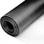 fowong 304 Stainless Steel Mesh Window Screen Roll Black 47IN x 10FT Metal Window Screen Replacement, Durable Wire Mesh for Door, Patio, Vent Cover, DIY, Easy to Cut and Install (20 x 22 Mesh)