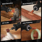 64Pcs Sanding Bits for Dremel Rotary Tools, 1/8" Shank Aluminum Oxide Grinding Stones and Sanding Drill Bits, Durable for Metal Rust Removal, Smoothing, Sharpening, Multiple Shapes to Meet More Needs