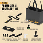 McCulloch MC1230 Handheld Steam Cleaner, 10 Minute Runtime, 11 Accessories: Jet Nozzle, Brushes, & More - Built for Home, Tile, Grout, Carpet, Furniture, & Personal Car Detailing
