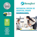 Benefect Botanical Decon 30 Disinfectant Cleaner, 5 Gallon, Light Lemon & Thyme Scent, Hospital Grade Disinfectant, Kills Over 99.99% of Germs, Safe for Food-Contact Surfaces