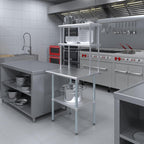 AmGood Double OverShelf Stainless Steel NSF - Many (30" Long x 12" Deep)