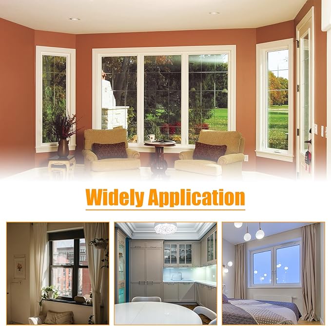 Uenhoy 2 Pack Cam Action Window Sash Locks for Double Hung Windows, Hole Center White Sash Window Locks for Vertical & Horizontal Sliding Windows