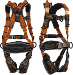 Malta Dynamics Razorback Elite MAXX - Safety Harness and Fall Protection Kit with Belt, Rescue Handles, OSHA & ANSI Compliant