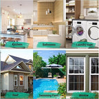 1Kg/36Fl.oz Transparent Waterproof Coating Invisible Waterproof Agent Set with Indoor&Outdoor Insulating Sealant with Wooden Brush Putty Knife Cut Resistant Work Gloves