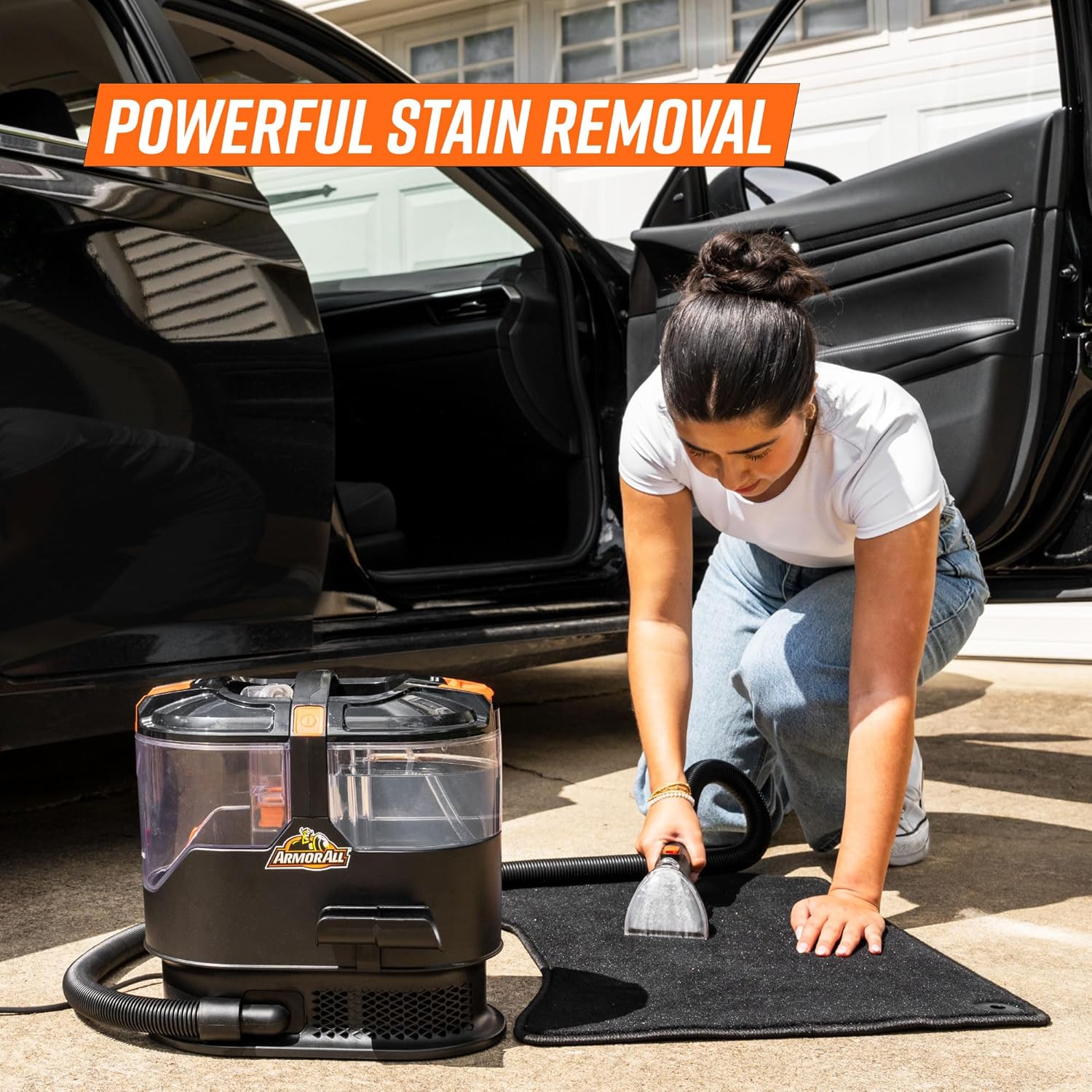 Armor All SCA702 901 7 Amp Portable Spot Cleaner for Car Cleaning, Carpet and Upholstery Stain Removal