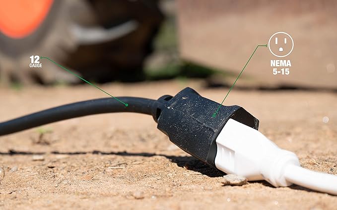 Southwire AgriPro 12 Gauge Heavy Duty Extension Cord - All-Copper Wire - Extra Durable Molded Plug - Cold Weather Rated - Oil & Chemical Resistant - UL Listed - Farm & Workshop Ready - 100 Feet