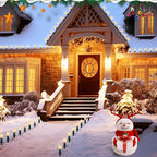 25 Pack White Christmas Light Bulbs,C9/E17 Base 7 Watt Glass Incandescent White Replacement Bulbs for Night Light,Christmas Candle Light Bulbs Great for Outdoor Indoor Holiday Christmas String Lights