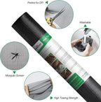 Fiberglass Window Screen Roll 60in x 100ft DIY Custom Screens Replacement Mesh for Windows Doors Patio Screens Premium Pet Proof Screen Porch Screen for Outdoor Kitchens Tree Houses Pool Houses