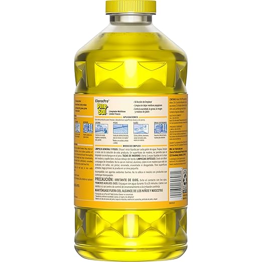 Pine-Sol Multi-Surface Cleaner, CloroxPro, 2x Concentrated Formula, Lemon Fresh, 80 Fl Oz
