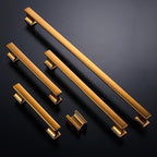 6 Pack 13.6 Inch Length|12.6 inch(320mm) Hole Center Champagne Bronze Kitchen Cabinet Handles, Cabinet Pulls Kitchen Cabinet Hardware, Cupboard Pulls, Drawer Handles