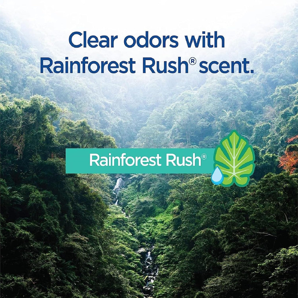 Clorox ToiletWand Toilet Cleaner Refills, Toilet brush, Rainforest Rush, 30 Ct