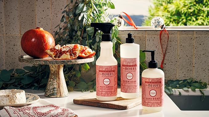 Mrs. MEYER'S CLEAN DAY Multi-Surface Everyday Cleaner, Peppermint Scent, 16 Ounce Bottle (Pack of 3)