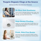 Drain Cleaner & Maintenance - Keeps Drains, Pipes, & Grease Traps Clean and Flowing Smoothly - Eliminates Odors - Non-Toxic & Pesticide-Free - Septic-Friendly - Made in USA