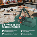 Tool Bag (2-Pack), Round Bucket tool bag organizer,Garden tool bag, Outer knitted lanyard, Heavy-Duty 1680D Oxford Fabric, for camping storage,Hiking,BBQ Tool Storage(by WMEEII)