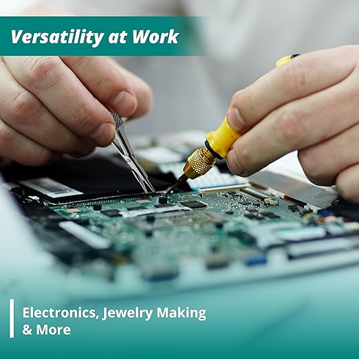 Excelta 383 Self-Opening Miniature Straight Tip Needle Nose Pliers, 3 Inch Stainless Steel, for Precision Work in Confined Spaces, Intermediate