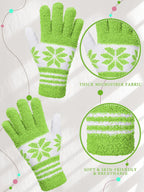 Patelai 3 Pairs Microfiber Plant Dusting Gloves Leaf Cleaning Gloves for Indoor Plants, Blinds, Furniture, House(Yellow, Pink, Blue, White,Medium)