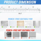 Clothes Drying Rack Wall Mounted Foldable, Retractable & Collapsible(Tri-Fold) Space-Saving Laundry Drying Rack for Indoor & Outdoor Use - Laundry Rooms, Bathroom & Balconies (White)