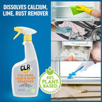 CLR Brands Calcium, Lime & Rust Remover, 26 oz. Spray Bottle, 2 Pack, Blasts Calcium, Dissolves Lime Deposits, Zaps Stubborn Rust Stains and Hard Water Deposits