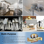 Parker & Bailey Stainless Steel Polish - Best Cleaner for Appliances Sink Grill Cookware Clean, Restore Kitchen Cleaning Supplies Stain Remover