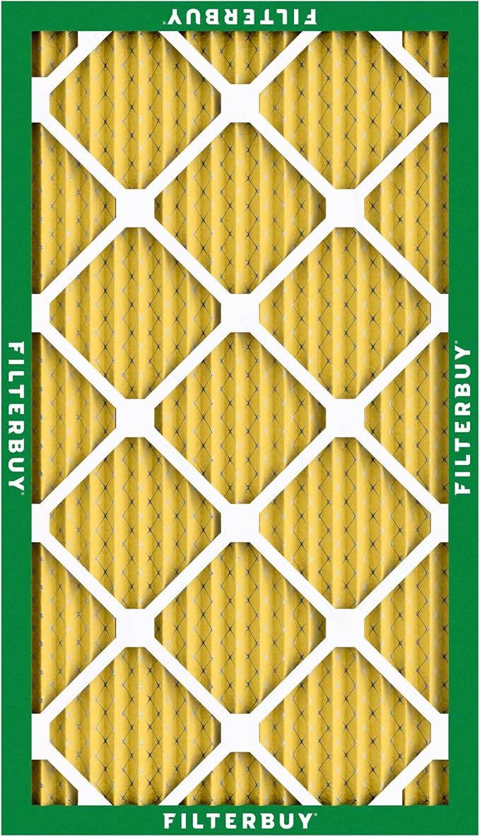 Filterbuy 14x30x1 Air Filter MERV 11 (MPR 1200) Allergen Defense Replacement (4-Pack), Electrostatic Pleated HVAC AC Furnace Filters, Made in USA (Actual Size: 13.88 x 29.88 x 0.75)